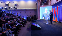Հանրապետության նախագահ Վահագն Խաչատուրյանը մասնակցել է &laquo;Ընդդեմ ցեղասպանության հանցագործության&raquo; 5-րդ գլոբալ ֆորումին