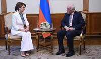 President Vahagn Khachaturyan received Kazakhstan&rsquo;s Minister of Culture and Information Aida Balayeva
