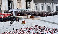 The President attended the Funeral Ceremony of Pope Francis