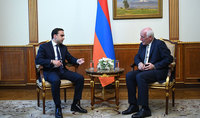 President Vahagn Khachaturyan received Yerevan Mayor Tigran Avinyan
