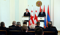 Presidents of Armenia and Georgia made statements to the Press