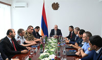 Working visit of the President Vahagn Khachaturyan to Syunik 