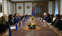 Президент Республики принял делегацию Иудео-Христианского Союза &laquo;Save Armenia&raquo;