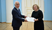The newly appointed Ambassador of the United Kingdom presented her credentials to President Vahagn Khachaturyan