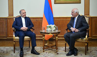 President Vahagn Khachaturyan received Iran’s Ambassador to Armenia, Mehdi Sobhani
