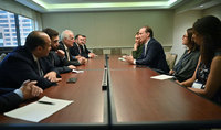President Vahagn Khachaturyan met with George Logothetis, Executive Chairman of Libra Group