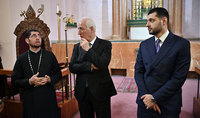 Президент Республики посетил армянскую церковь в Нью-Йорке