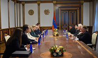  Նախագահ Վահագն Խաչատուրյանն ընդունել է Ֆրիդրիխ Էբերտ հիմնադրամի գլխավոր քարտուղար Սաբինե Ֆենդրիխին