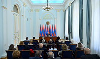 President Vahagn Khachaturyan met with members of the Public Council