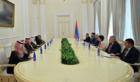 President Vahagn Khachaturyan received the Delegation of the Consultative Council of Saudi Arabia