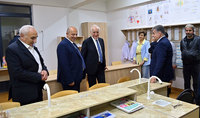 President Vahagn Khachaturyan made stops in Bagratashen and Kirants after his visit to Georgia