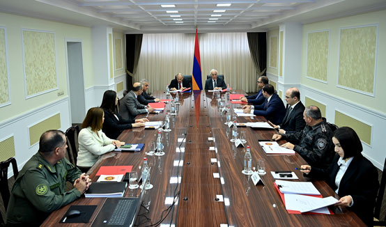 Le président Vahagn Khatchatourian a participé à la session régulière du Conseil de sécurité