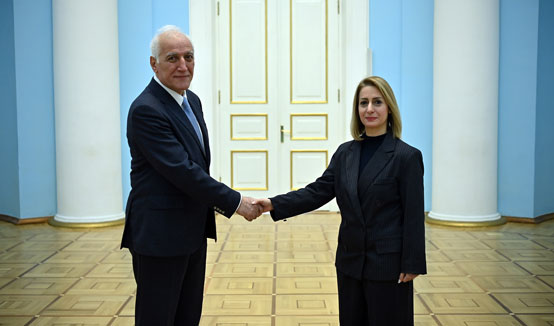 Ambassador Extraordinary and Plenipotentiary of Lebanon to Armenia, Dima Haddad, presented her credentials to President Vahagn Khachaturyan