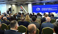 President Vahagn Khachaturyan participated in the workshop titled “Improving the Business Environment Through Dialogue”