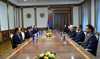 President Vahagn Khachaturyan received Representatives of Armenian Insurance Companies