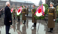 The President of the Republic paid tribute to the memory of the earthquake victims