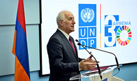 President Vahagn Khachaturyan attended Event Marking the 30th Anniversary of the United Nations Development Programme Activities
