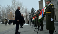 President Vahagn Khachaturyan visited the "Yerablur" Military Pantheon