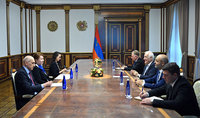 Նախագահ Վահագն Խաչատուրյանը ընդունել է ԵՄ դիտորդական առաքելության ղեկավար Սատու Կոյվուին