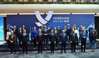 
President Vahagn Khachaturyan attended the opening of the Yerevan Dialogue Forum