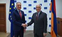 
Президент Ваагн Хачатурян посетил делегацию
Европейского союза в Армении