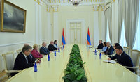 President Vahagn Khachaturyan received members of the Estonia&ndash;Armenia Parliamentary Friendship Group of Riigikogu of Estonia