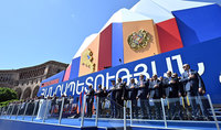 Նախագահ Վահագն Խաչատուրյանը ներկա է գտնվել Հանրապետության օրվա առիթով կազմակերպված տոնական զորահանդեսին