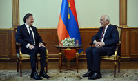 Նախագահ Վահագն Խաչատուրյանն ընդունել է Հայաստանում Իտալիայի դեսպան Ալեսսանդրո Ֆեռանտիին