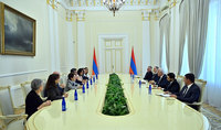 Նախագահ Վահագն Խաչատուրյանն ընդունել է  Թիերի Կովաքսի գլխավորած պատվիրակությանը