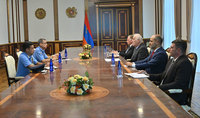 Նախագահ Վահագն Խաչատուրյանն ընդունել է Հնդկաստանի Ազգային պաշտպանության քոլեջի ղեկավար Մանիշ Կումար Գուպտայի գլխավորած պատվիրակությանը