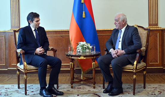 Հանրապետության նախագահը ընդունել է Հայաստանում Հունաստանի դեսպանին