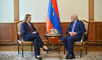 Նախագահ Վահագն Խաչատուրյանն ընդունել է Հայաստանում Գերմանիայի արտակարգ և լիազոր դեսպան Կլաուդիա Բուշին
