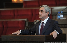 Речь Президента РА Сержа Саргсяна на съезде Союза промышленников и предпринимателей Армении
