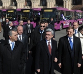 Президент Серж Саргсян посетил ряд объектов в Ереване