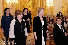 Первая леди Рита Саргсян присутствовала на международном фестивале "Восходящие звезды в Кремле"