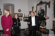  First Lady Rita Sargsyan and First Lady of Latvia, Lilita Zatlers visited Sergei Parajanov Museum