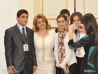 At the initiative of First Lady, the best students of graduating classes were invited to the Presidential Palace