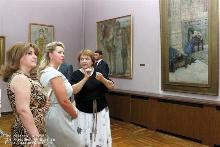 Первая леди РА супруга Президента РФ посетили Национальную картинную галерею Армении и Музей истории