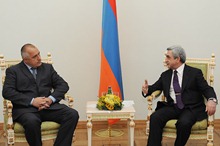 Serzh Sargsyan received the Prime Minister of Bulgaria Boiko Borisov