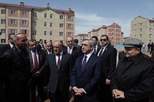 Президент Серж Саргсян с рабочим визитом отправился в Ширакскую область