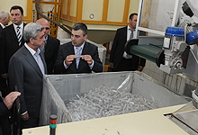 Президент Серж Саргсян с рабочим визитом отправился в Араратскую область