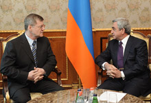 President Serzh Sargsyan received the Prosecutor General of the Russian Federation Yuri Chaika