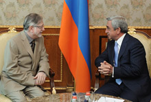 Serzh Sargsyan held a farewell meeting with the Ambassador of India in Armenia 