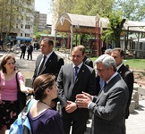 President Serzh Sargsyan visited Mashtots Park in Yerevan