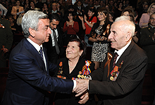 Serzh Sargsyan attended the festive event dedicated to the victories our nation celebrates in May