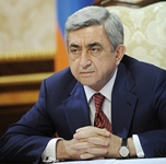 Президент Серж Саргсян направил послание в связи с происшествием, имевшим место на площади Республики