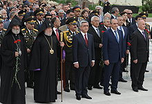 Серж Саргсян в Карабахе принял участие в праздничных мероприятиях