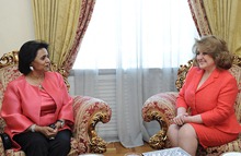 Первая леди РА Рита Саргсян приняла шейхиню Государства Кувейт