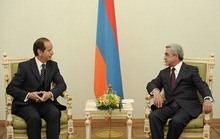The newly appointed Ambassador of Argentine to the Republic of Armenia presented his credentials to President Serzh Sargsyan