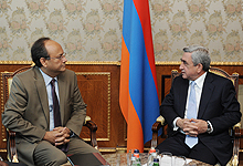 President Serzh Sargsyan received representatives of the World Bank